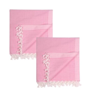 Bhagalpuri Chadar Dull Andi chadar (Pack of 2) Double Thread - Pink