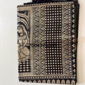 Pure Silk Tussar Ghicha Screen Printed Saree