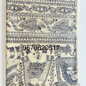 Pure Silk Tussar Ghicha Screen Printed Saree