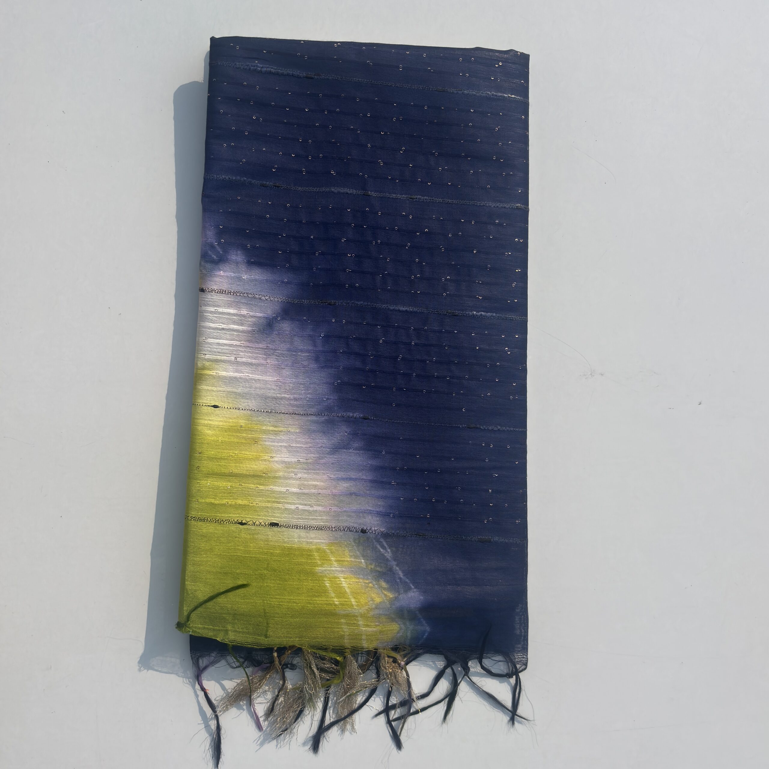 Bhagalpuri Handloom Cotton Shibori Print Saree for Women - Image 4