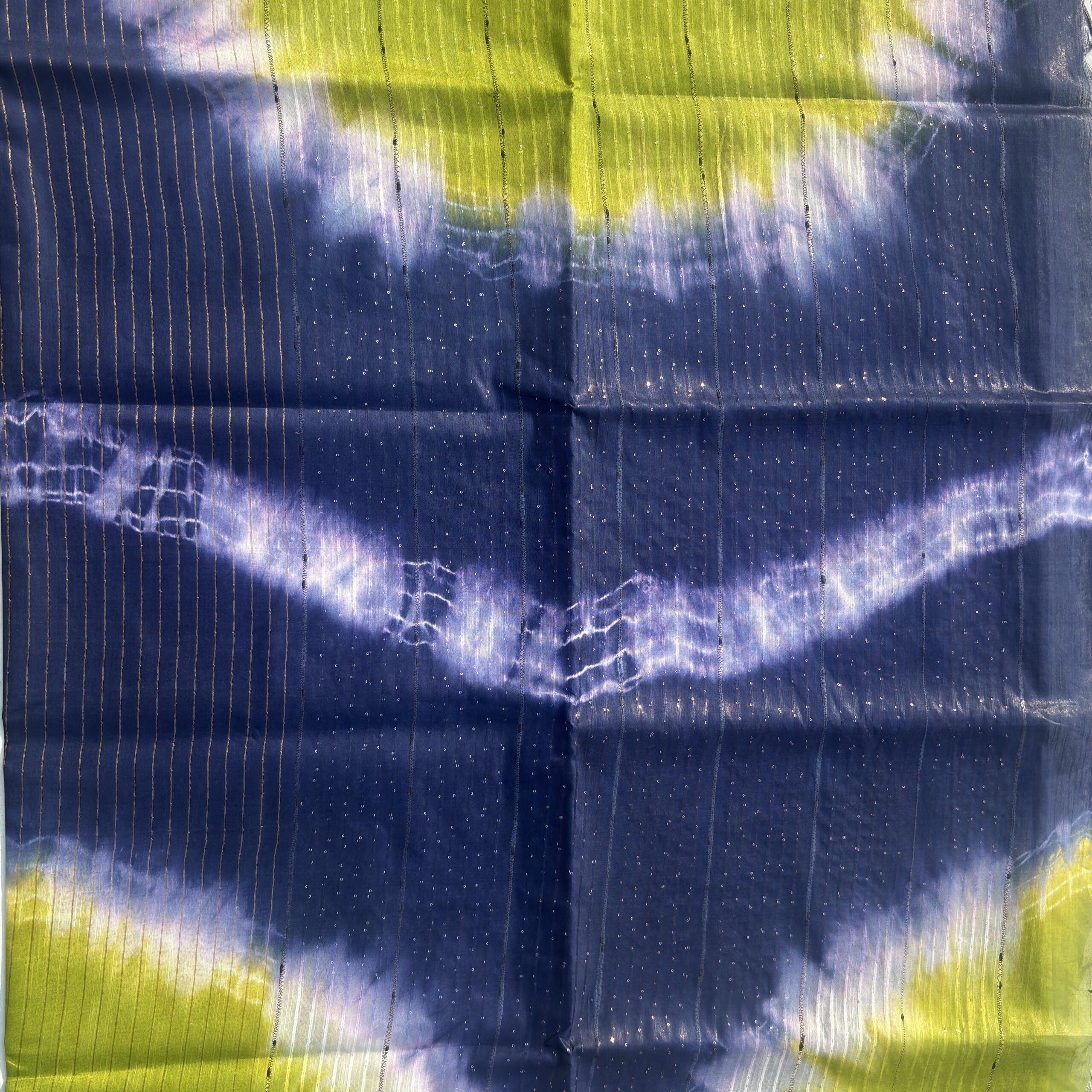 Bhagalpuri Handloom Cotton Shibori Print Saree for Women - Image 6