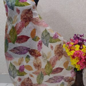 Pure Handloom Linen Digital Print Dupatta