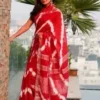 Bhagalpuri Cotton Slub Shibori Saree With Running Blouse