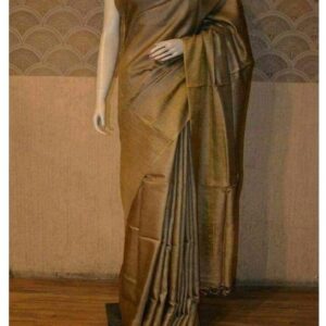 Moonga Tussar Silk Handloom Saree