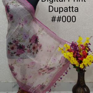 Linen Digital Print Dupatta