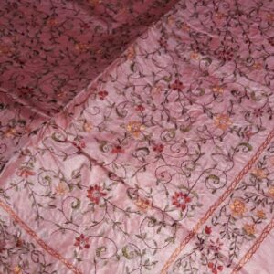 Pure Tussar Silk Embroidered Saree