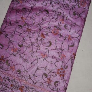 Pure Tussar Silk Embroidered Saree