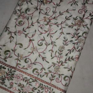 Pure Tussar Silk Embroidered Saree