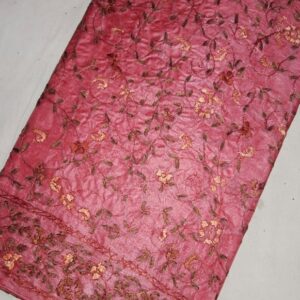 Pure Tussar Silk Embroidered Saree