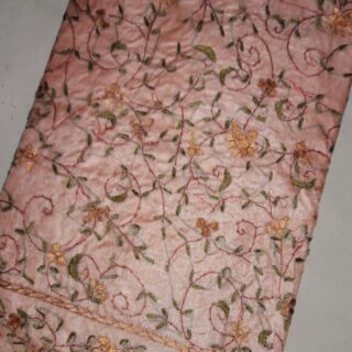 Pure Tussar Silk Embroidered Saree