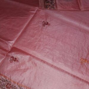 Pure Tussar Silk Embroidered Saree