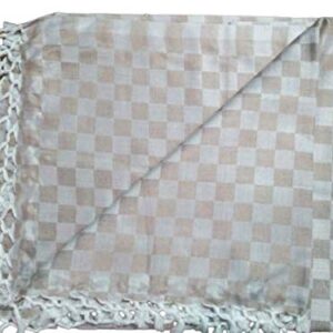 Organic Cotton 3D Bhagalpuri Dull chadar Designer Blanket & Duvet ( 52*96 in ) Pack of 2