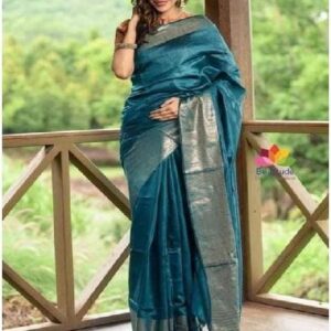 Moonga Tussar Silk Handloom Saree
