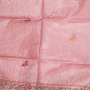 Pure Tussar Silk Embroidered Saree