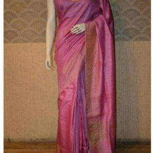 Moonga Tussar Silk Handloom Saree