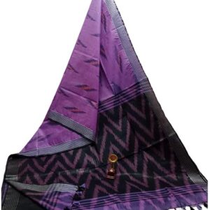 Bhagalpuri Handloom Pure Cotton Ikkat Saree for Women