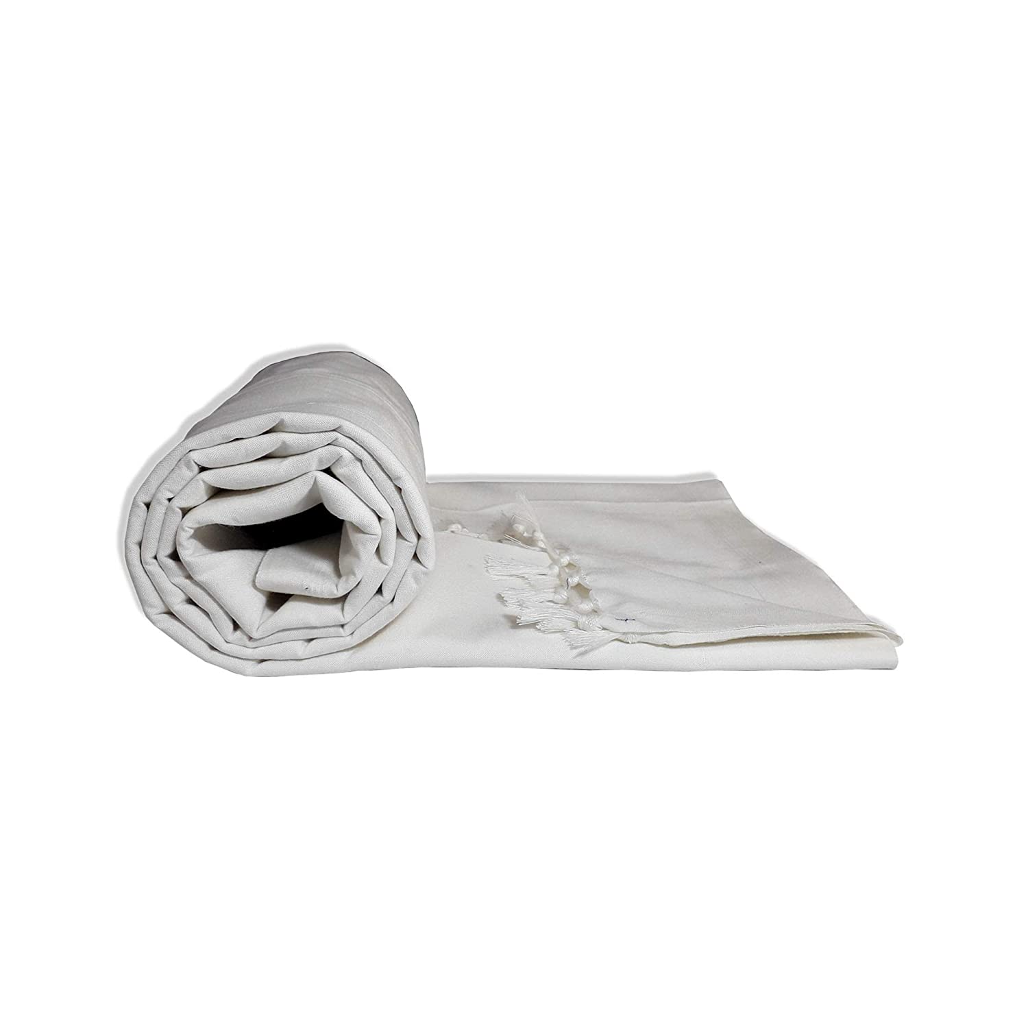 Bhagalpuri Silky Soft Dull Andi chadar (Pack of 1) White