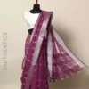 Bhagalpuri Cotton Slub Shibori Saree With Running Blouse