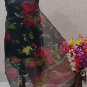 Pure Handloom Linen Digital Print Dupatta