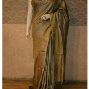 Moonga Tussar Silk Handloom Saree