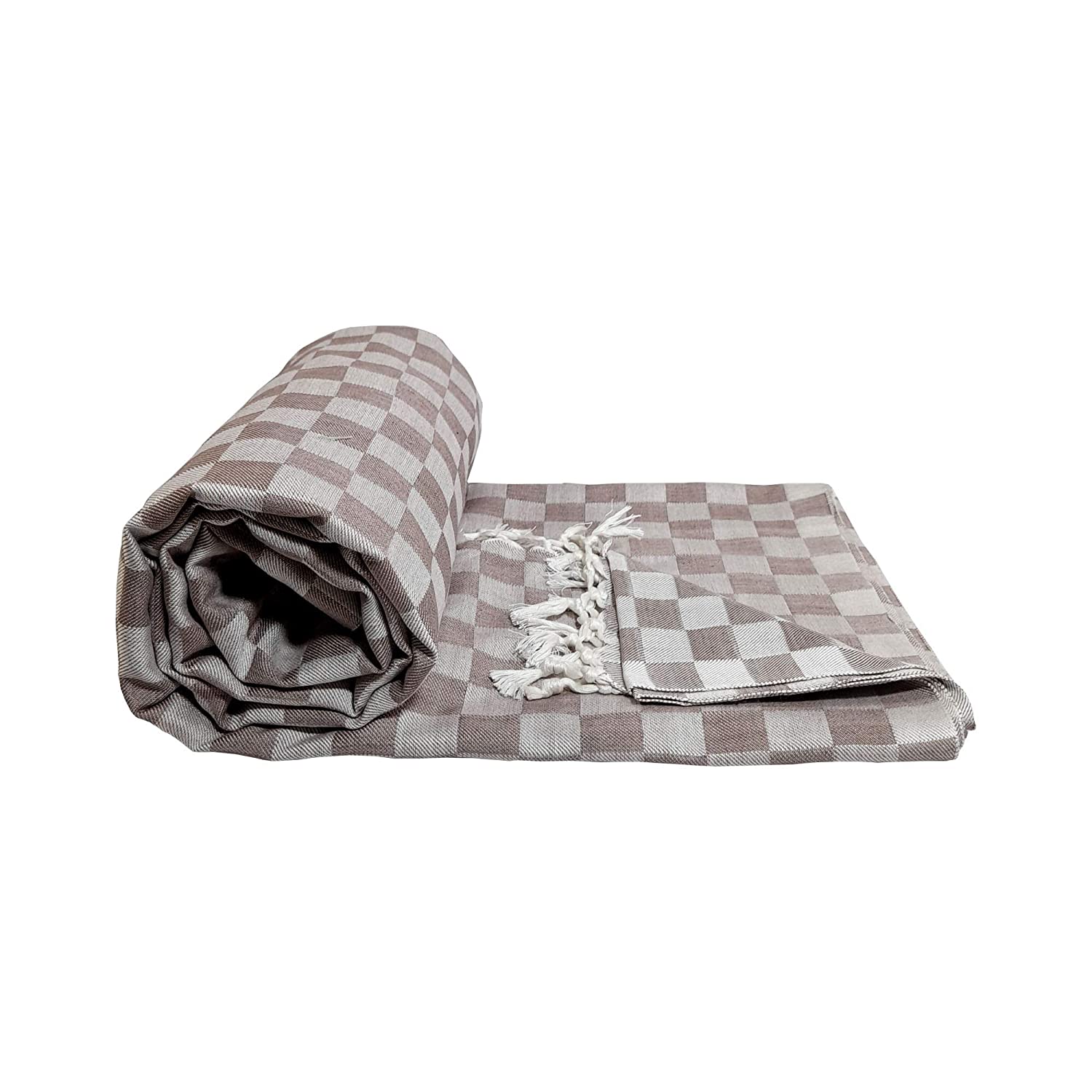 Organic Cotton 3D Bhagalpuri Dull Andi chadar Designer Blanket & Duvet ( 52*96 in ) - Image 2