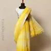 Bhagalpuri Cotton Slub Shibori Saree With Running Blouse (Copy)