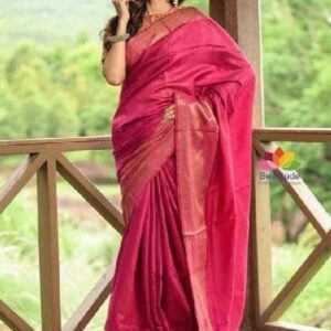 Moonga Tussar Silk Handloom Saree