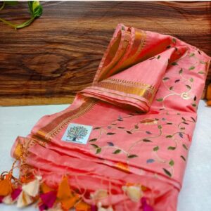 PURE LINEN EMBROIDERY SAREE