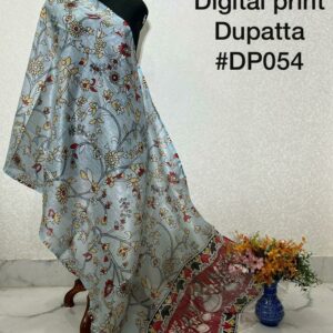 Pure Handloom Linen Digital Print Dupatta