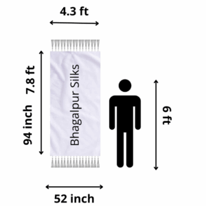 Bhagalpuri Silky Soft Dull Andi chadar Superior Quality (Pack of 1)