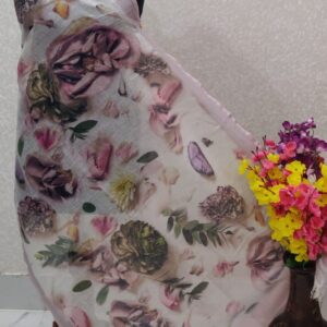 Pure Handloom Linen Digital Print Dupatta