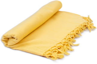 Bhagalpuri Handloom Dull Chadar 1 Piece Assured Quality Double Thread Yellow - Image 3