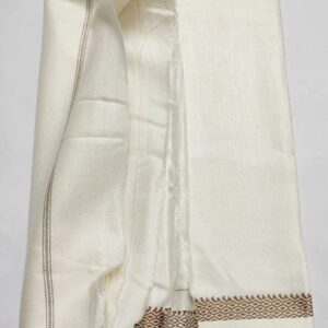 Bhagalpuri Silky Soft Dull Andi chadar Deluxe White (Pack of 1)