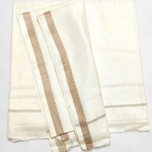 Bhagalpuri Silky Soft Dull Andi chadar Deluxe White (Pack of 1)