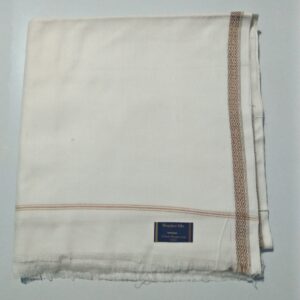 Bhagalpuri Silky Soft Dull Andi chadar Deluxe Cream (Pack of 1)