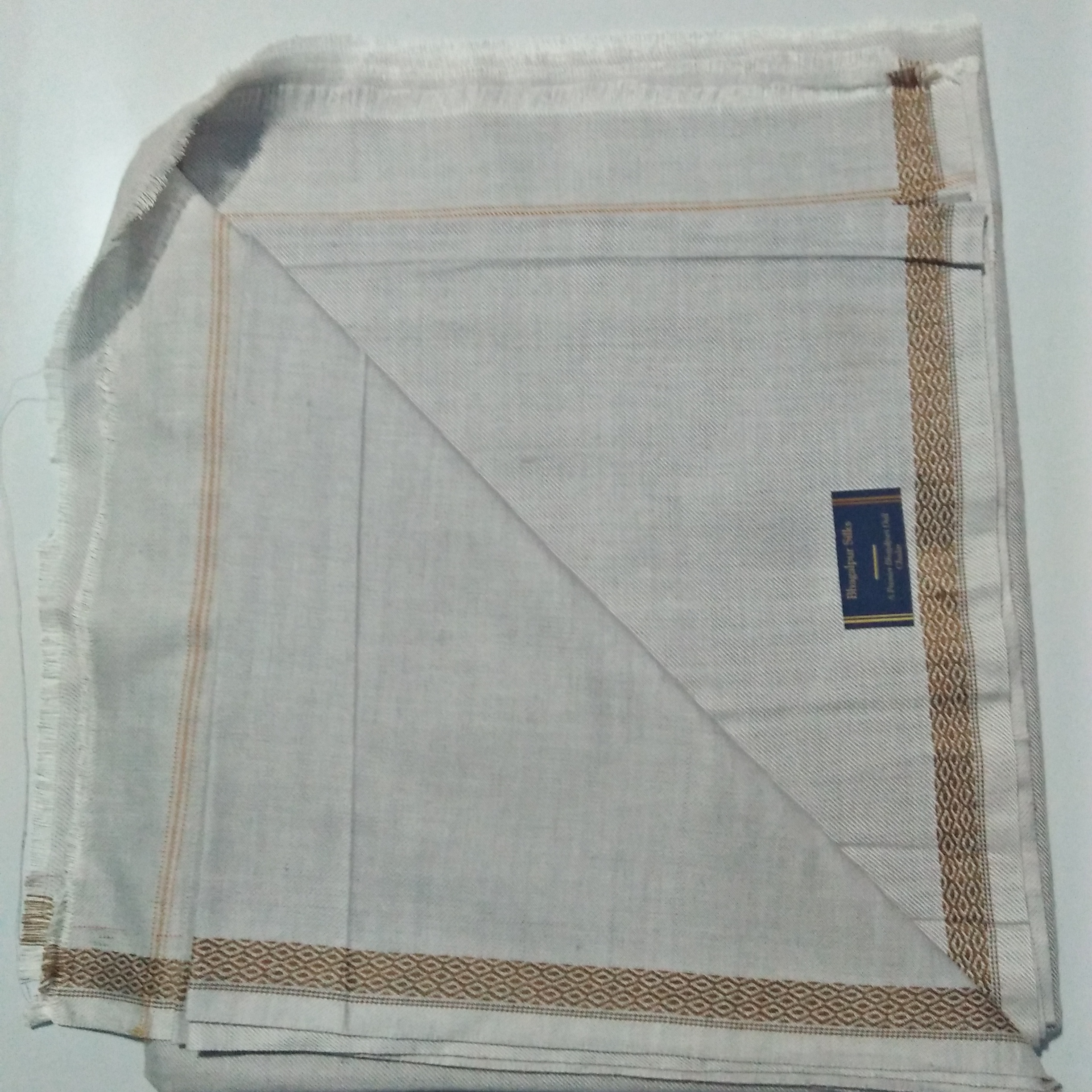 Bhagalpuri Silky Soft Dull Andi chadar Deluxe Grey (Pack of 1)