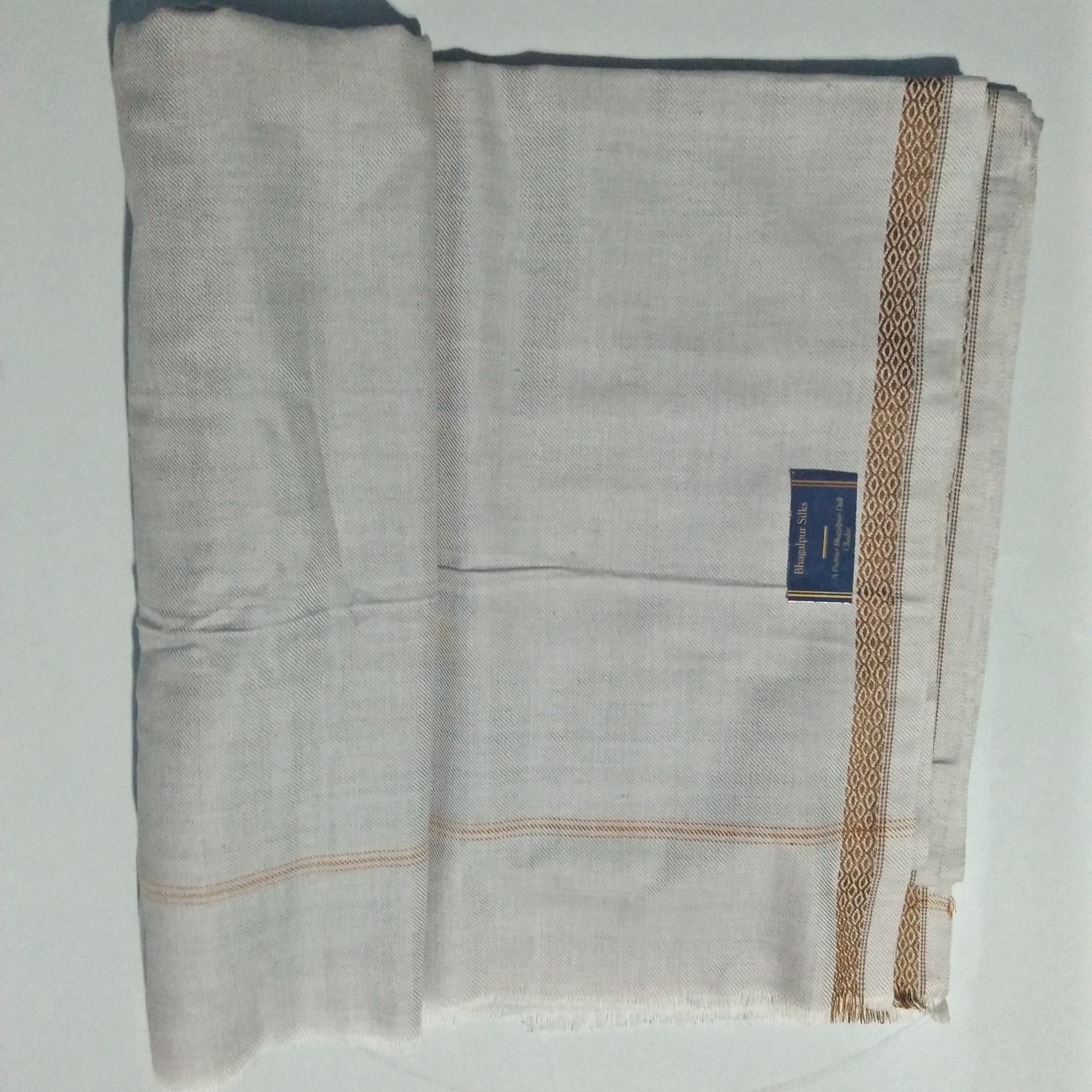 Bhagalpuri Silky Soft Dull Andi chadar Deluxe Grey (Pack of 1)