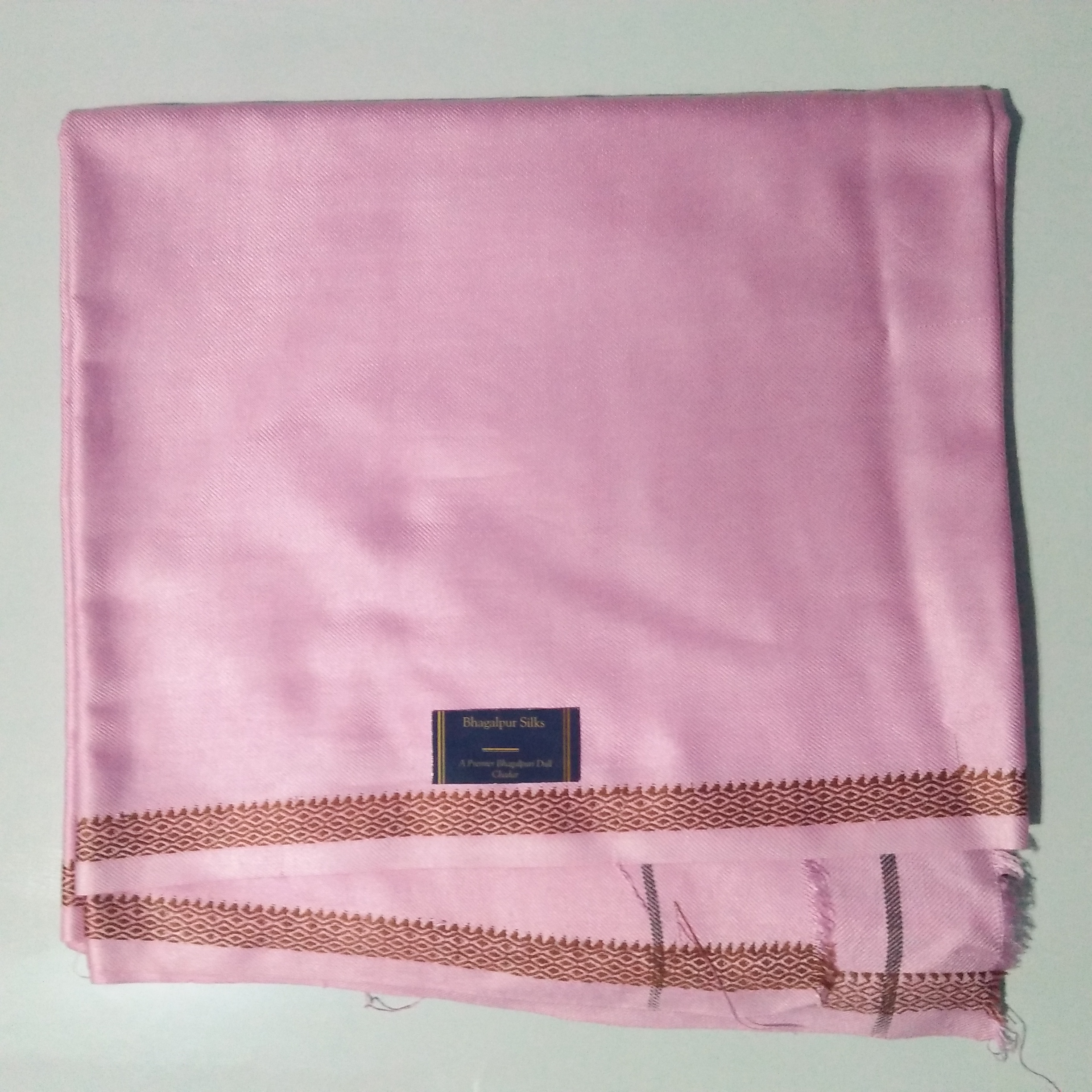 Bhagalpuri Silky Soft Dull Andi chadar Deluxe Pink (Pack of 1)