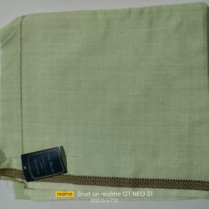 Bhagalpuri Silky Soft Dull Andi chadar Deluxe Parot Green (Pack of 1)