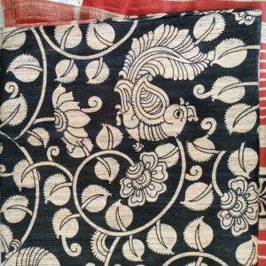 Pure Silk Tussar Ghicha Screen Printed Saree