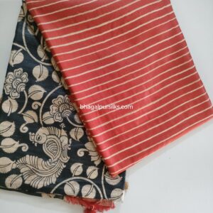 Pure Silk Tussar Ghicha Screen Printed Saree