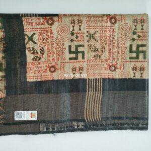 Pure Silk Tussar Ghicha Screen Printed Saree