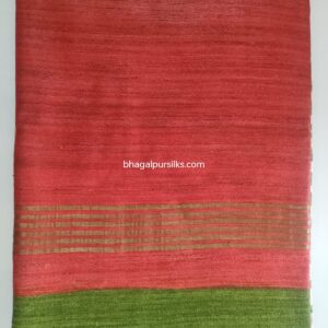 Pure Silk Tussar Ghicha Screen Printed Saree