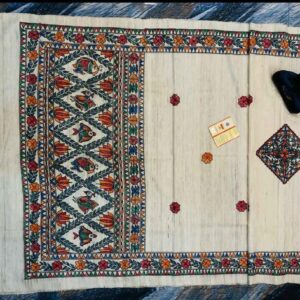 Handwoven Tussar Ghicha Silk Dupatta