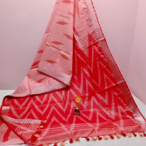 Bhagalpuri Handloom Pure Cotton Ikkat Saree for Women