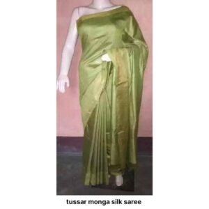 Moonga Tussar Silk Handloom Saree