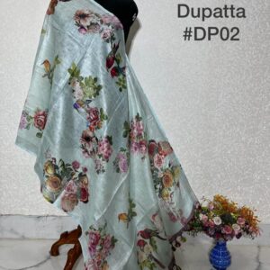 Pure Handloom Linen Digital Print Dupatta