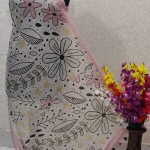 Pure Handloom Linen Digital Print Dupatta