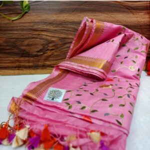 PURE LINEN EMBROIDERY SAREE