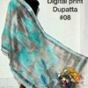 Pure Handloom Linen Digital Print Dupatta